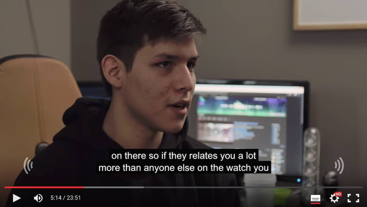 youtube player 
